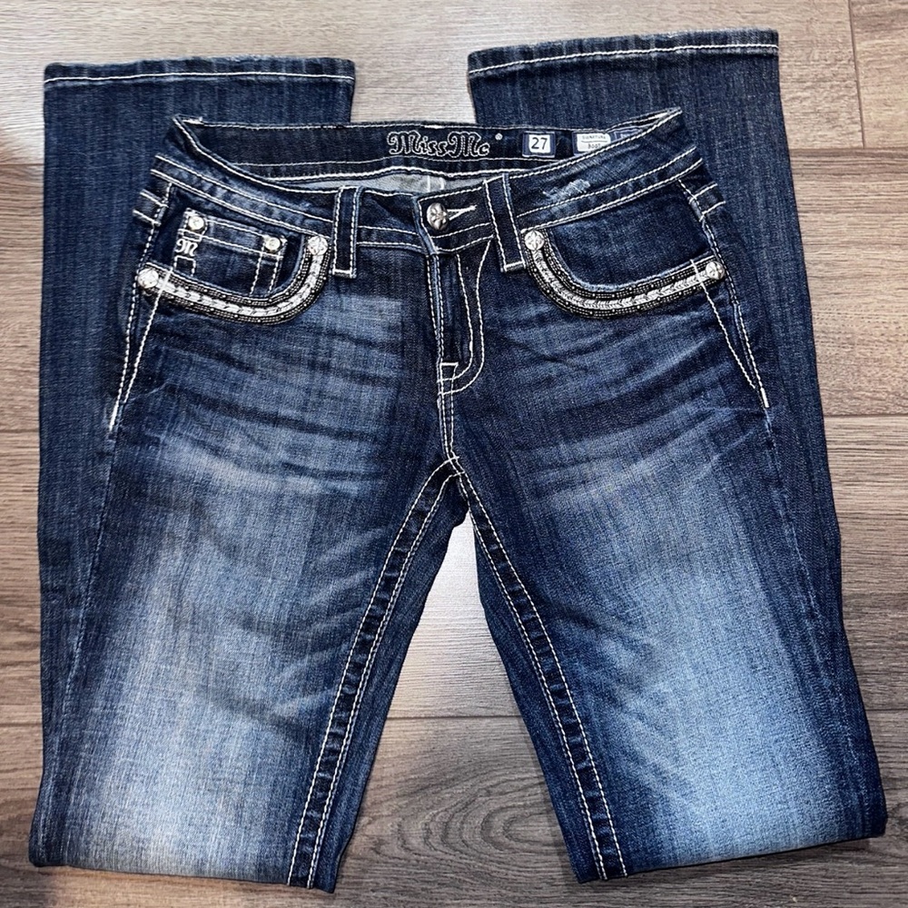Miss Me Bootcut Jeans, Size 27R